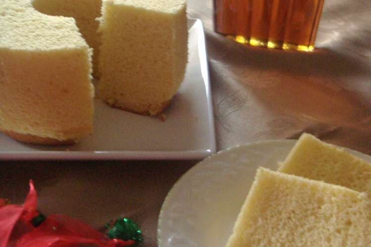 ノンオイル メープルシフォンケーキ レシピ 作り方 By アルルの少女 クックパッド