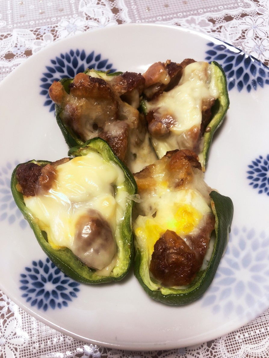 ターキータコスのピーマン詰めのレシピ