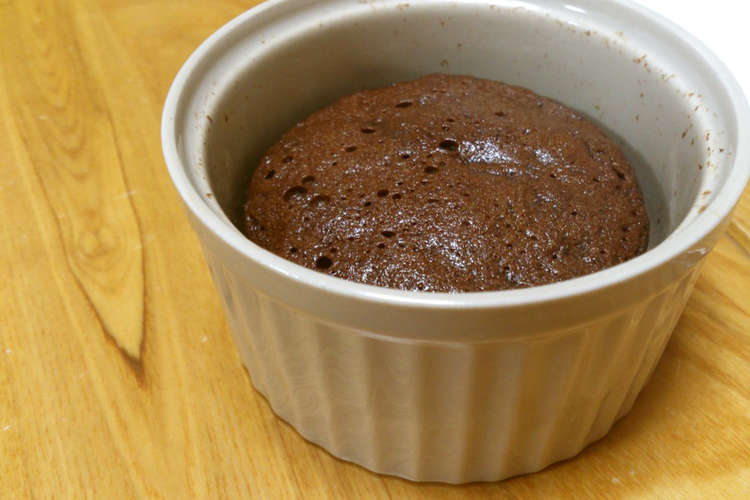 レンジで簡単 濃厚チョコレートケーキ レシピ 作り方 By Cafecoron クックパッド 簡単おいしいみんなのレシピが366万品