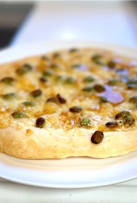 枝豆のハニーチーズ ピザ