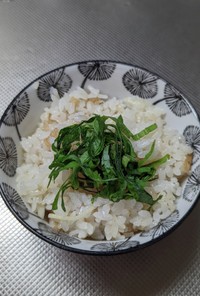 新生姜と平天の炊き込みご飯