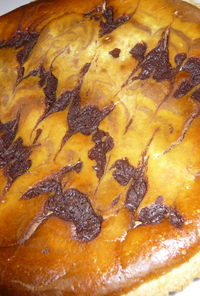 マーブルチョコレートチーズケーキ