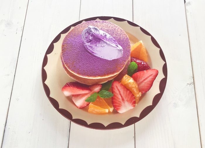 紫芋のホイップクリームの画像
