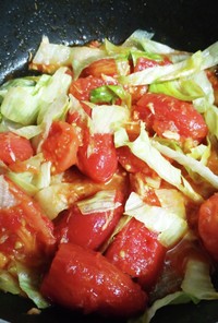 料理用トマトとツナのサッと炒め
