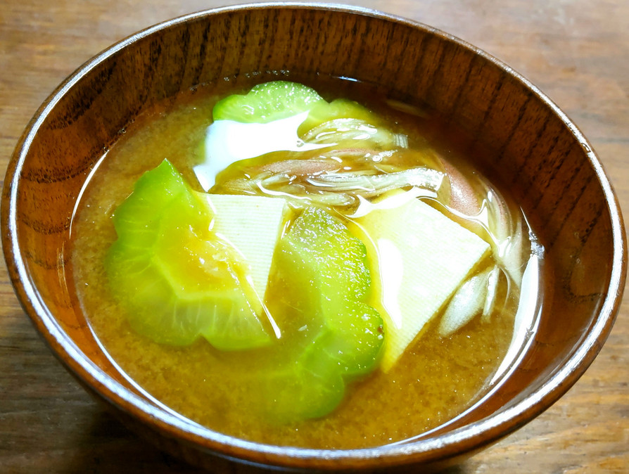 デリシャスゴーヤのお味噌汁の画像
