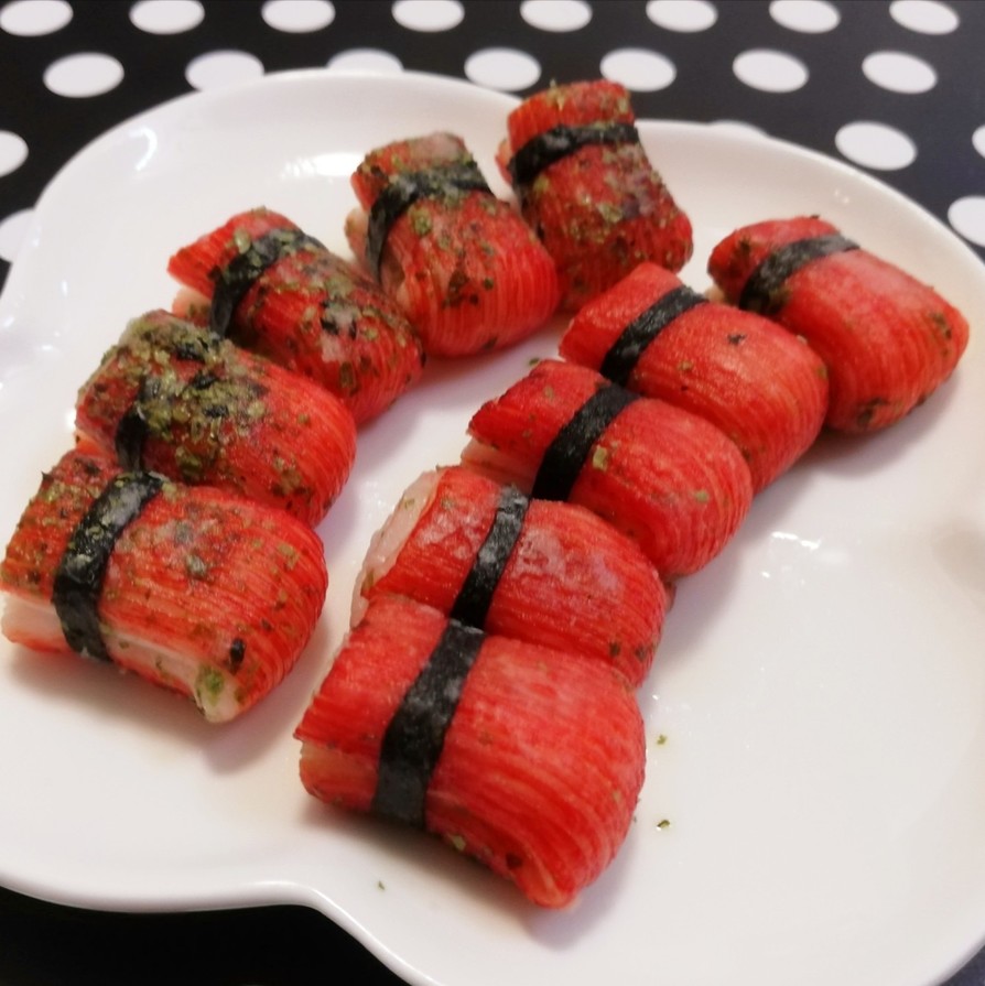 のりカニかま♡お弁当の彩りに✧赤が欲しいの画像