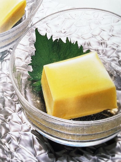 シンプル　卵豆腐の写真