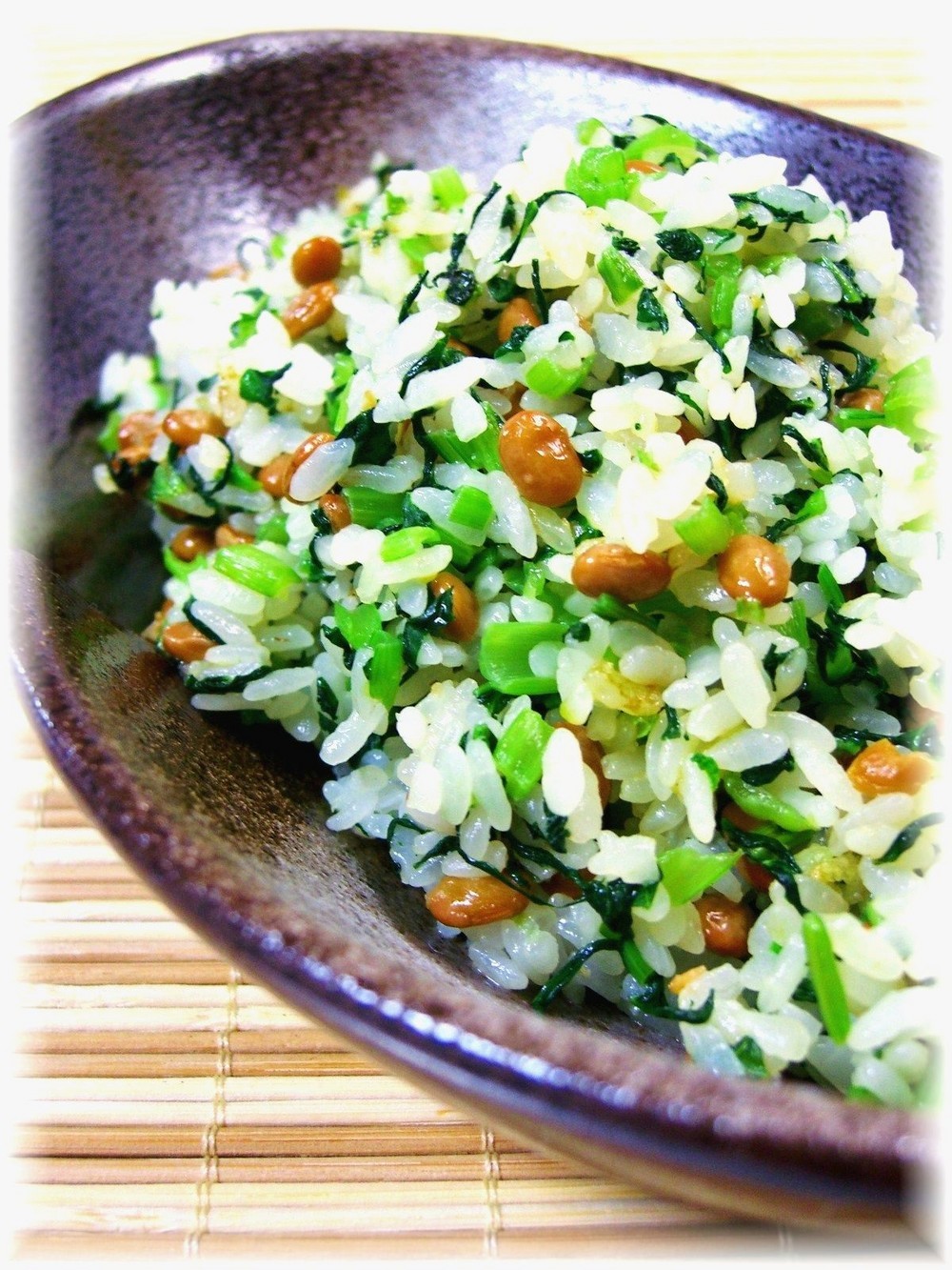 うま い 簡単 小松菜 納豆チャーハン レシピ 作り方 By あいツナ クックパッド 簡単おいしいみんなのレシピが350万品