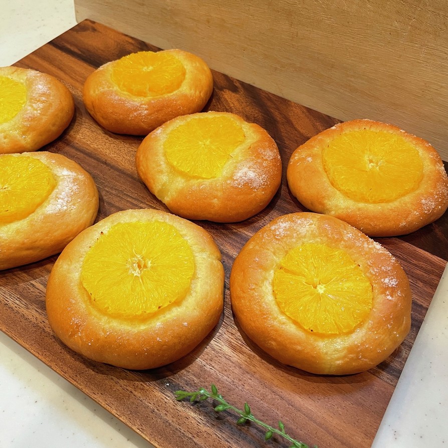さっぱり果汁がたまらないオレンジパンの画像