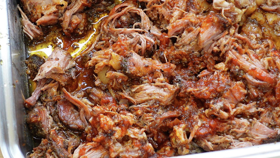 グルテンフリーのクロックポットプルドポークのレシピ