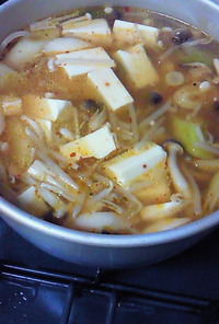 キムチ漬けの素で簡単☆美味キムチスープ