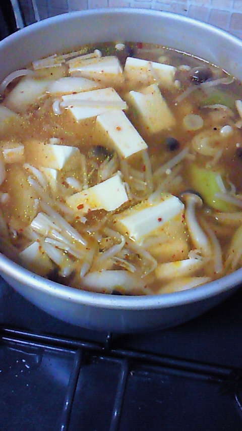 キムチ漬けの素で簡単☆美味キムチスープの画像