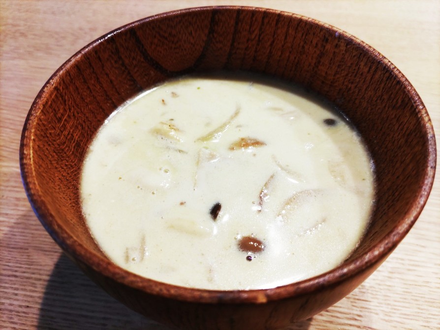 朝から簡単☆豆乳スープの画像