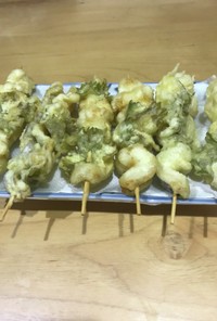 太刀魚の天ぷら#大葉