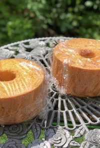 バターナッツカボチャシフォンケーキ2台
