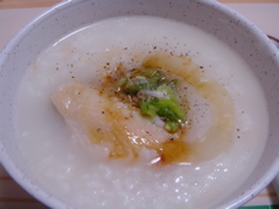 シンプル中華粥の写真