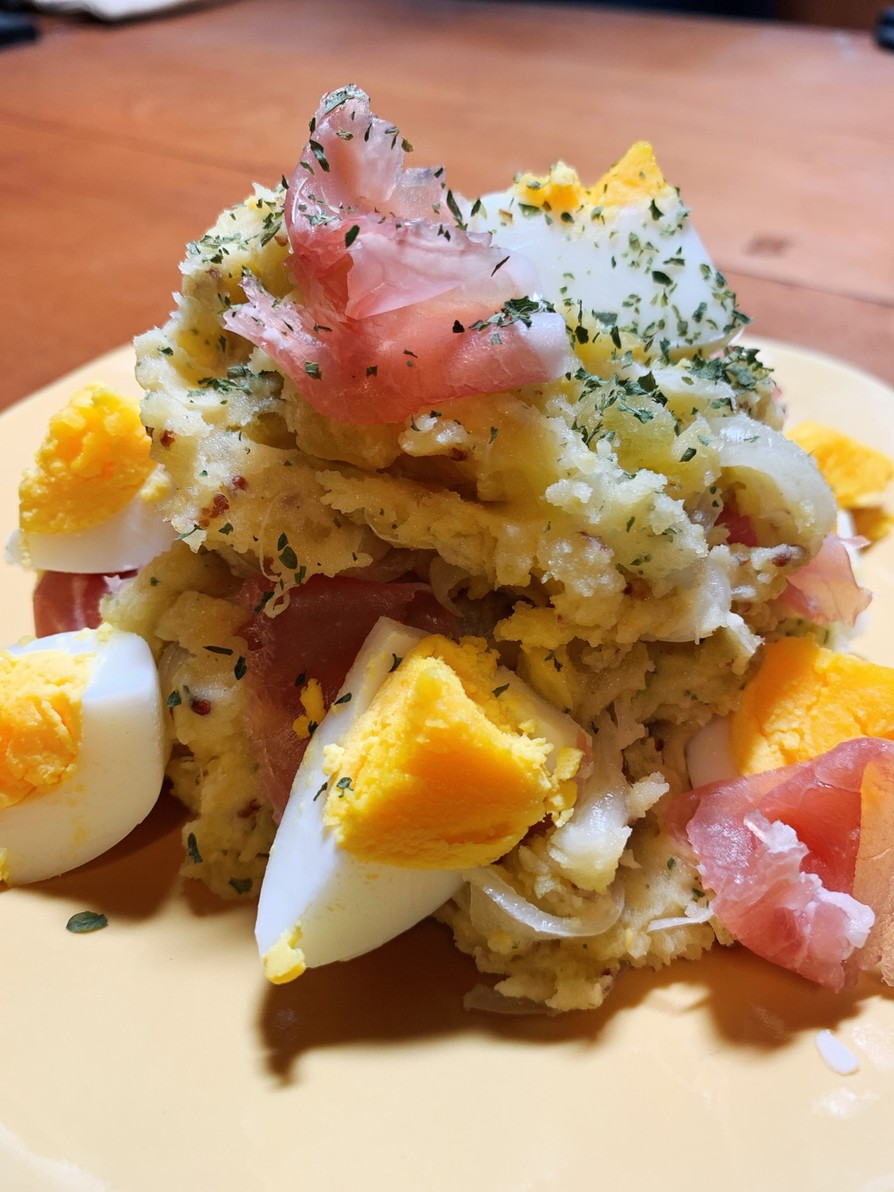 ポーランドソーセージとマスタードポテトサラダのレシピ