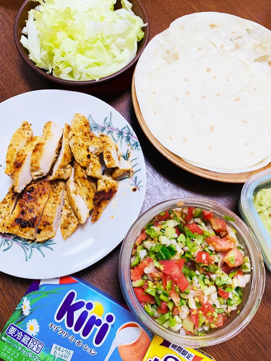 トルティーヤをまぶしたチキンテンダーのレシピ