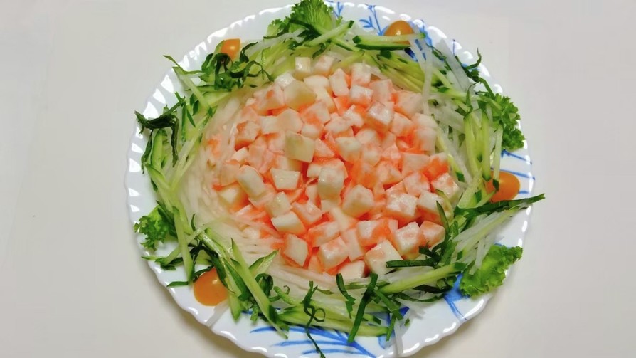 長芋と辛子明太子のサラダの画像