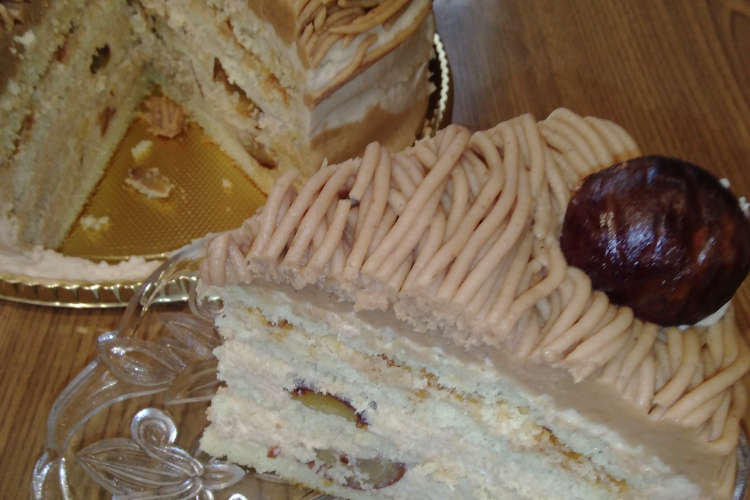 モンブランのホールケーキ レシピ 作り方 By ダミアン仙貴 クックパッド 簡単おいしいみんなのレシピが374万品
