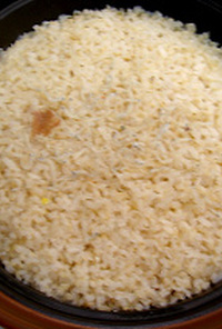 磁性鍋で作る、おいしい玄米ご飯