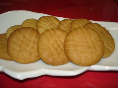 ピーナッツバタークッキーの写真