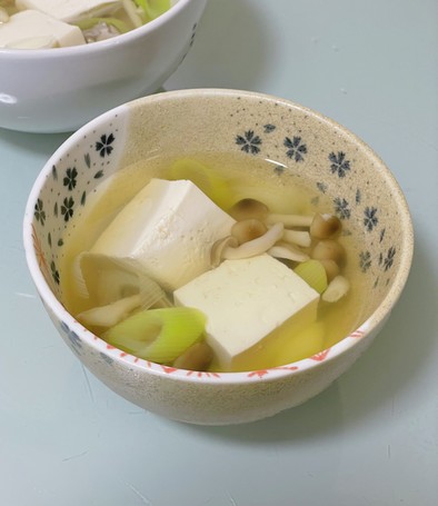 ほっこりポカポカ湯豆腐☆白だし味の写真