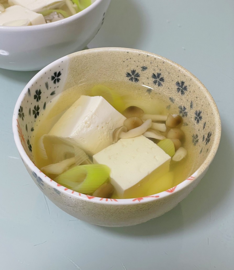 ほっこりポカポカ湯豆腐☆白だし味の画像