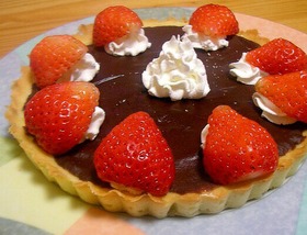 あまい甘い簡単生チョコタルトバレンタイン