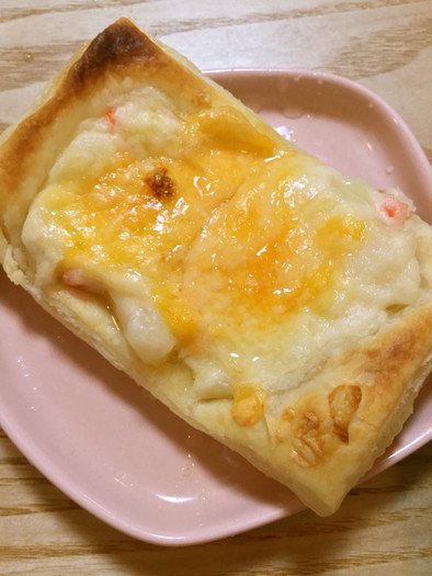 ポテトサラダ＆チーズのパイの写真