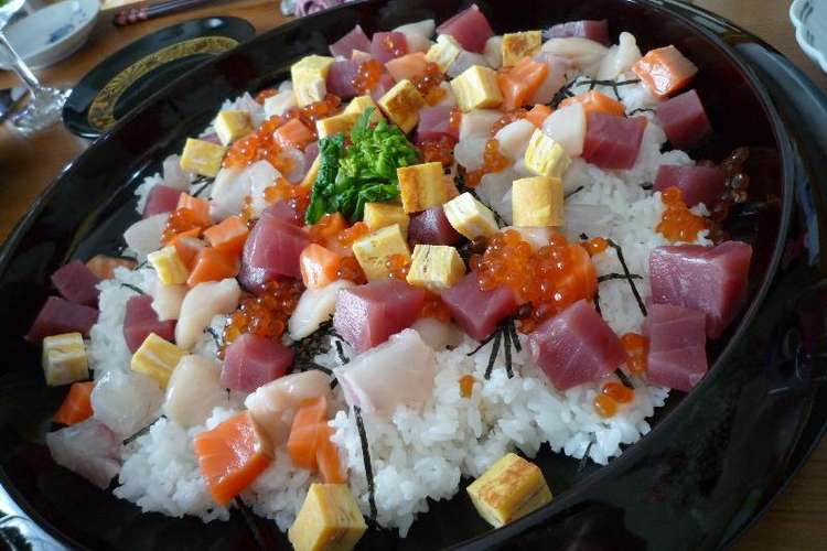 コロコロ 海鮮ちらし寿司 レシピ 作り方 By やすの嫁 クックパッド 簡単おいしいみんなのレシピが352万品