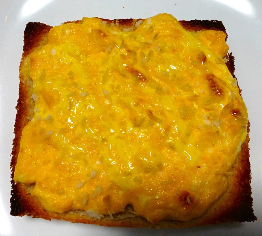 チーズマヨエッグトースト（先のせ）の画像