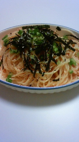 明太子のスパゲッティ