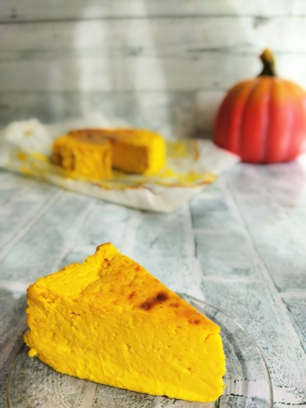 クリチ不使用かぼちゃベイクドチーズケーキの画像