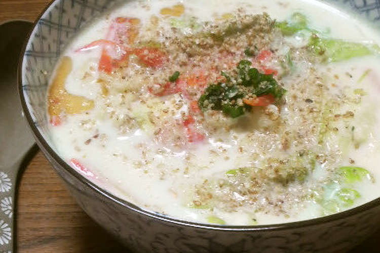 インスタントで豆乳塩ラーメン レシピ 作り方 By にくきゅう クックパッド 簡単おいしいみんなのレシピが361万品