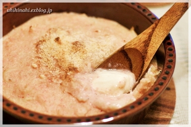 豆腐と長芋の明太トロトロ焼きの写真