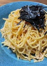 お手軽ワンパン明太パスタ