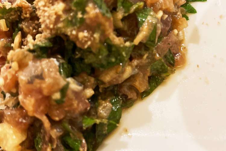 アジのなめろう レシピ 作り方 By もうそうきあらん クックパッド 簡単おいしいみんなのレシピが378万品