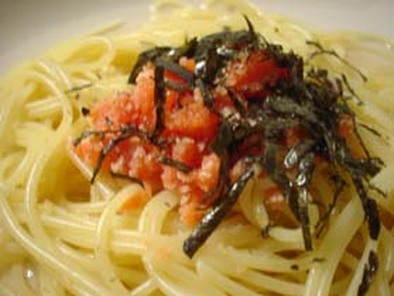 明太子のスープ・スパゲッティの写真