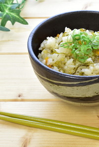 めかぶと生姜の炊き込みご飯