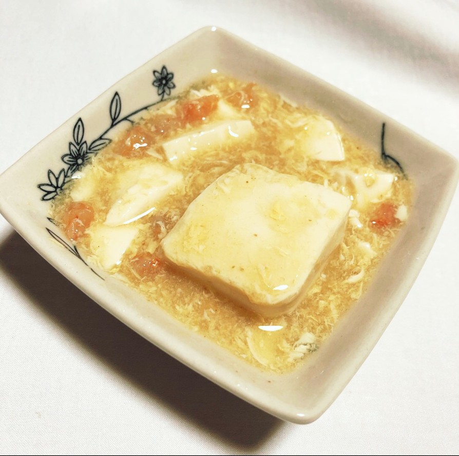 優しい味わい☆我が家の海老あんかけ豆腐の画像