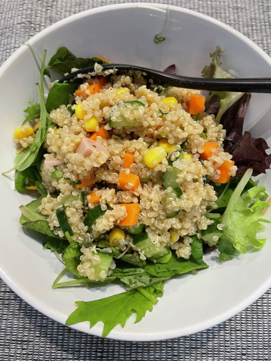 インドのキヌアサラダのレシピ