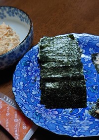 クリチ明太子の焼き海苔乗せ