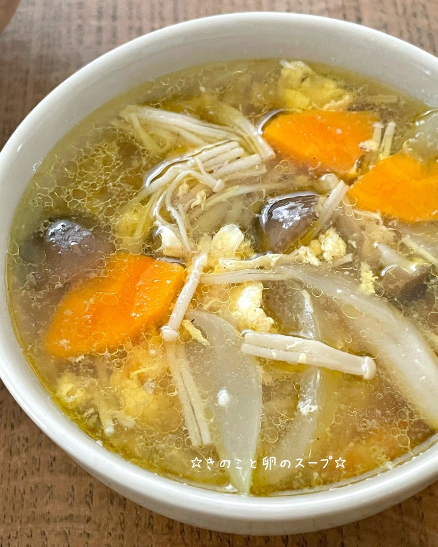 ☆きのこと卵のスープ☆の画像