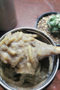 【スープ食】鹿レバとコーン缶でスープスパ