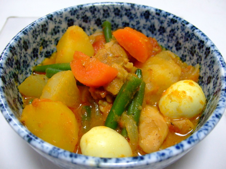 野菜と鶏肉のインド煮（給食風？）の画像