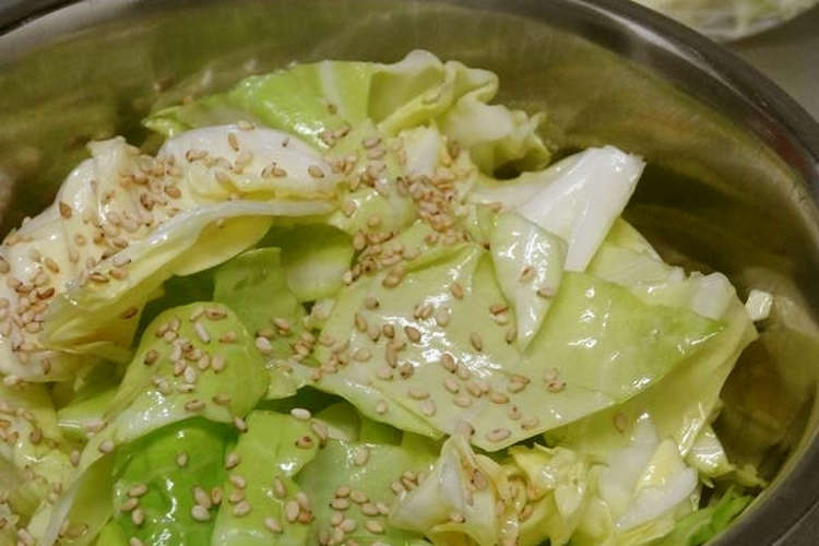 ビニール袋で混ぜる簡単やみつきキャベツ レシピ 作り方 By さとこぱんたーに クックパッド