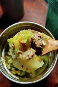 【スープ食】鹿レバー団子と白菜のスープ