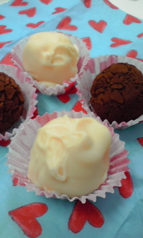 ♪ホワイトチョコ チーズ トリュフ♪