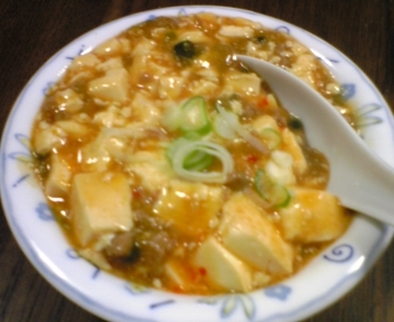 肉味噌の麻婆豆腐の写真
